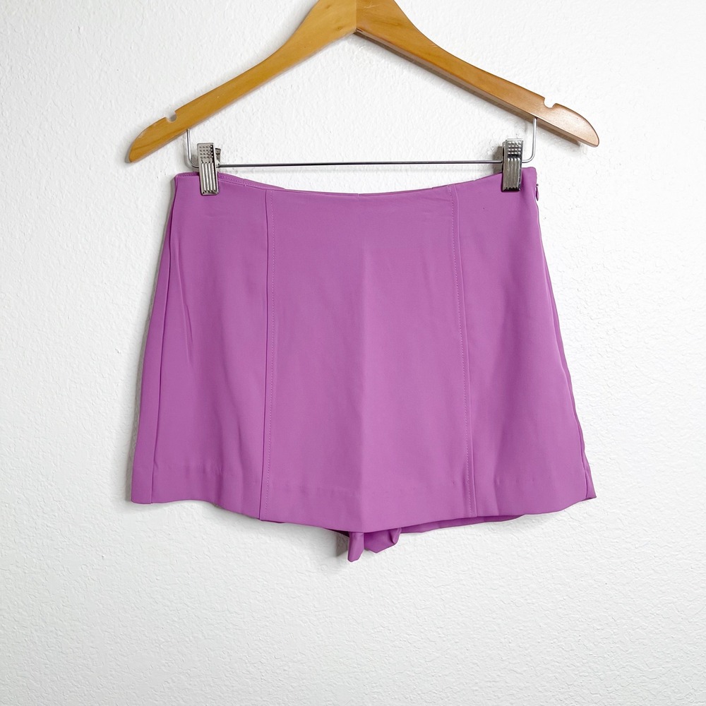 Jason Wu Orchid Purple High Waisted Tailored Skort Mini Shorts Size XS‎ NWT